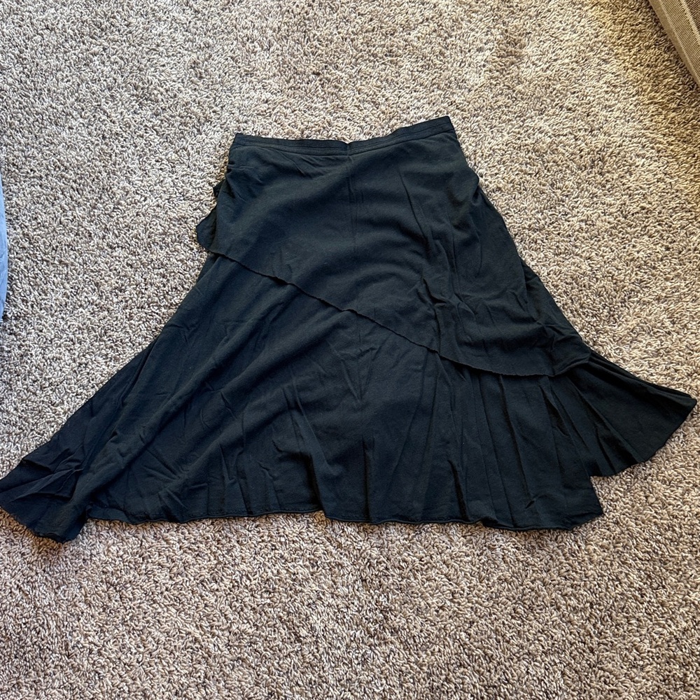 Free People Black Asymmetrical Skirt - Picture 3 of 9